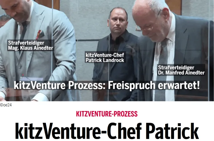 kitzVenture-Chef Patrick Landrock kämpft um Freispruch