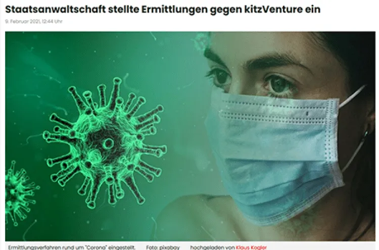 Staatsanwaltschaft stellte Ermittlungen gegen kitzVenture ein
