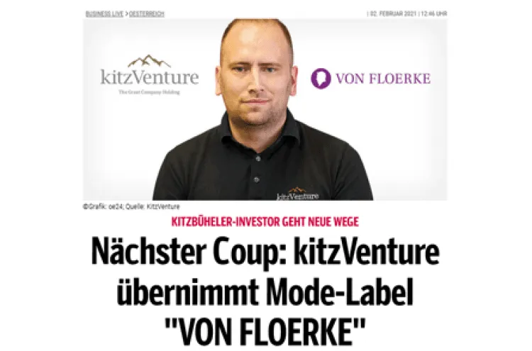 Nächster Coup: kitzVenture übernimmt Mode-Label 