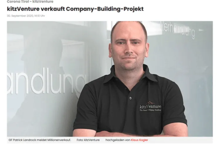 kitzVenture verkauft Company-Building-Projekt